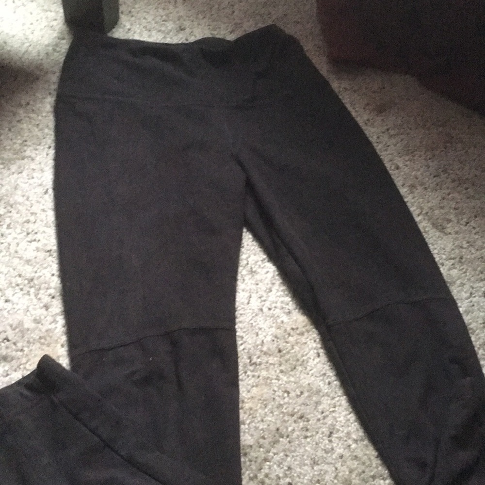 Suede leggings